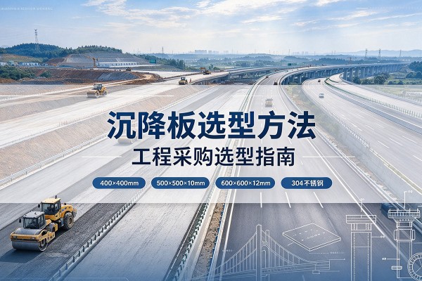 双辽沉降板选择方法