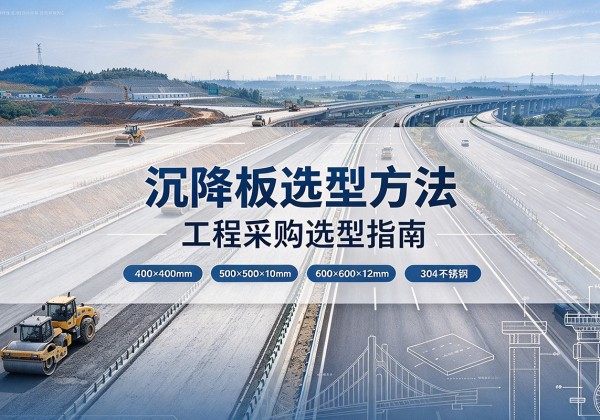 双辽沉降板选择方法